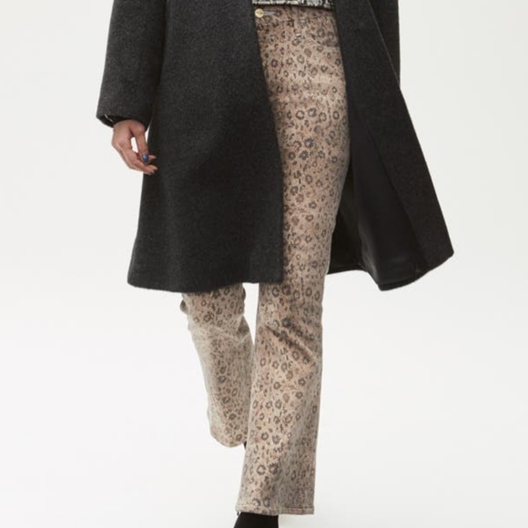 Frame Denim Denim - NWT Frame Le Crop Mini Boot in Snakeskin Print